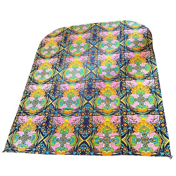 EXTREMELY RARE Vintage 1970s Peter Max Pop Art Bedspread/Tapestry, 99” x 79” - Picture 9 of 9